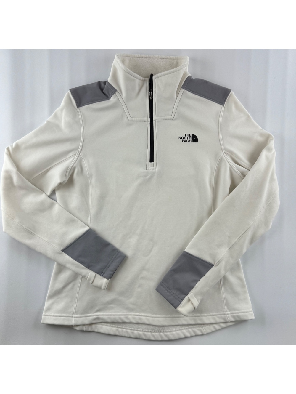 The North Face Women’s Medium Cream Quarter Zip - Read description